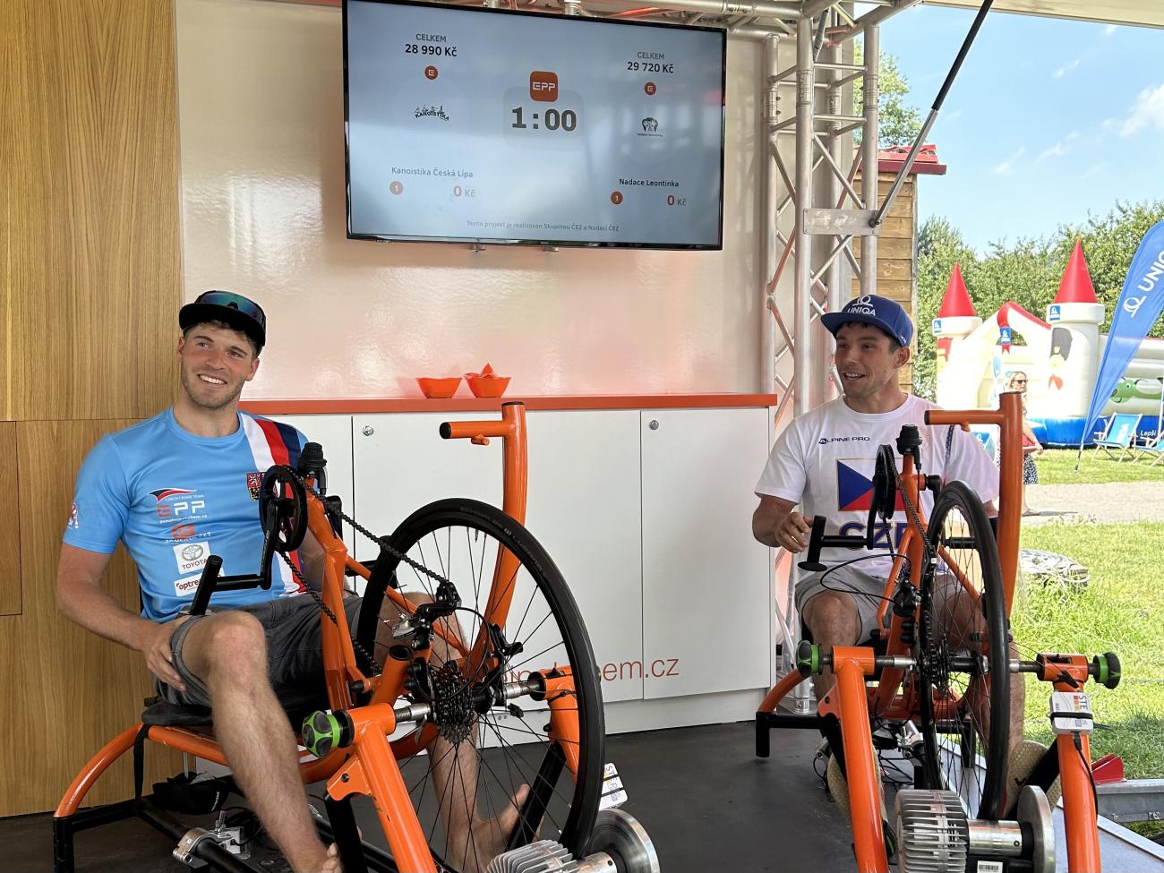 Lukáš Rohan a Jiří Prskavec na Oranžových kolech